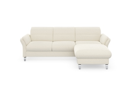 sit&more Ecksofa »Grenoble«, inklusive Federkern, wahlweise mit Bettfunktion, Bettkasten, Armteilverstellung und Kopfteilverstellung