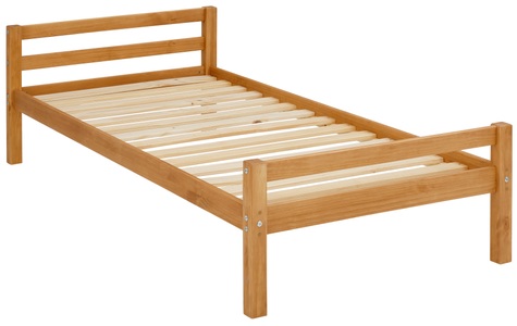 LÜTTENHÜTT, Lüttenhütt Kinderbett »Alpi«, Einzelbett aus schönem massivem Kiefernholz, inklusive Lattenrost, in verschiedenen Farbvarianten enthältlich, Liefefläche 90x200 cm, GOODproduct Kinderbett »Alpi« Einzelbett aus schönem Kiefernholz, Lattenrost, Liegefläche 90x200 cm