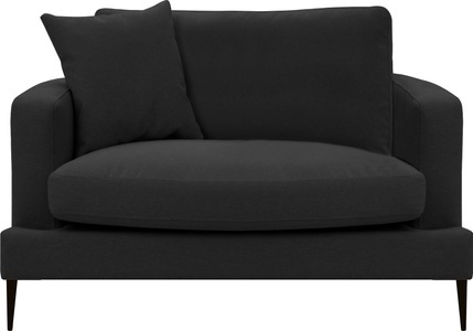 LEONIQUE, Leonique Sessel »Cozy«, mit Metallbeinen und Zierkissen, Leonique Sessel »Cozy Loungesessel«, mit Metallbeinen und Zierkissen