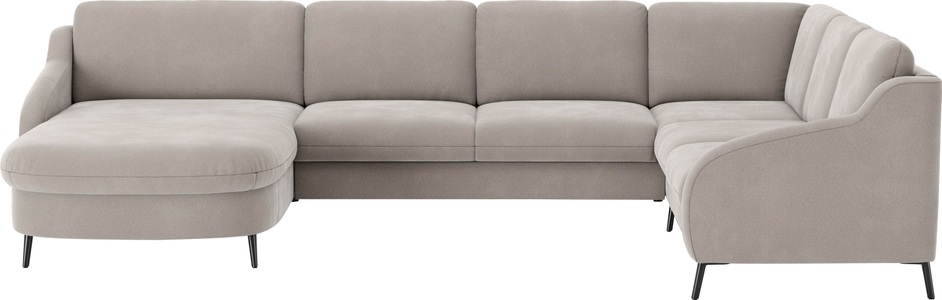 sit&more Wohnlandschaft »Soul U-Form«, wahlweise mit Bettfunktion und Bettkasten oder Schubkasten