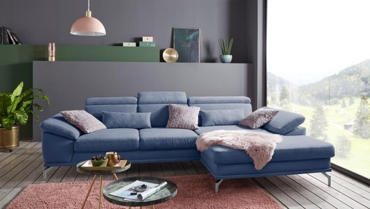 SIT&MORE, sit&more Ecksofa, sit&more Ecksofa »Scorpio L-Form«, inklusive Sitztiefenverstellung, wahlweise mit Kopfverstellung