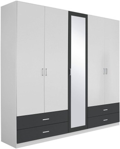 rauch BLUE, rauch BLUE Kleiderschrank »Bobona«, rauch Drehtürenschrank »Borbona«, Kleiderschrank Schrank Garderobe Wäscheschrank BORBONA in 2 Breiten