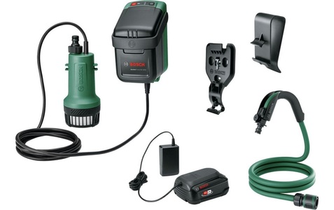 Bosch Home and Garden, Bosch Home and Garden GardenPump 18V Akku-Gartenpumpe 540 l/h 1.8 m, GardenPump 18V-2000, Tauch- / Druckpumpe
