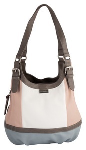 Tom Tailor, Shopper 'Juna', TOM TAILOR Shopper »Juna« aus soft genarbtem ledrigen Material mit glänzenden Metall-Accessoires