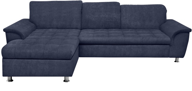 DOMO collection, DOMO collection Ecksofa, DOMO collection Ecksofa Franzi, wahlweise mit Bettfunktion, Bettkasten und Kopfteilverstellung
