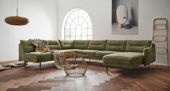 ANDAS, andas Wohnlandschaft »Nordfyn«, edles Design in 3 Bezugsqualitäten, Design by Morten Georgsen, andas Wohnlandschaft »Nordfyn U-Form«, edles Design in 3 Bezugsqualitäten, Design by Morten Georgsen