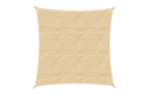 Windhager, Windhager Sonnensegel Capri - Quadrat - Champagne -, Windhager Sonnensegel »Sonnensegel Champagner 5.0m, Quadratisch«