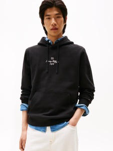 Tommy Hilfiger Hoodie »OUTLINE FLAG SCRIPT HOODIE«, mit kontrastfarbener Stickerei