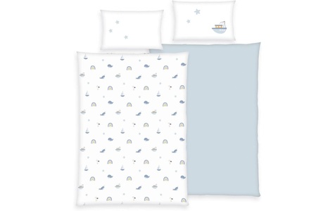 Herding Kinderbettwäsche »Little Ocean, 40/60+100/135 cm«