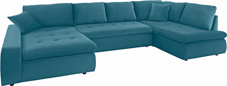 TRENDMANUFAKTUR, TRENDMANUFAKTUR Wohnlandschaft, wahlweise mit Bettfunktion, TRENDMANUFAKTUR Wohnlandschaft »Indie II, tolle Detailverarbeitung, bequem und komfortabel im Sitz«, wahlweise mit Bettfunktion, U-Form