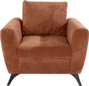 ANDAS, andas Sessel »Lörby Luxus«, Belastbarkeit bis 140kg pro Sitzplatz, auch mit Aqua clean-Bezug, feine Steppung im Sitzbereich, lose Kissen, INOSIGN Sessel »Lörby«, Belastbarkeit bis 140kg pro Sitzplatz, auch mit Aqua clean-Bezug