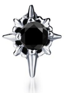FIRETTI, Firetti Single-Ohrstecker »Kreuz«, mit Zirkonia (synth.), Firetti Single-Ohrstecker »Schmuck Geschenk Ohrschmuck einzeln Kreuz«, mit Zirkonia (synth.)