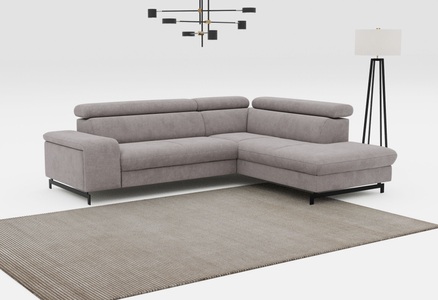 COTTA Ecksofa »Emma L-Form«, mit Kopfteilverstellung, wahlweise mit Bettfunktion & Bettkasten
