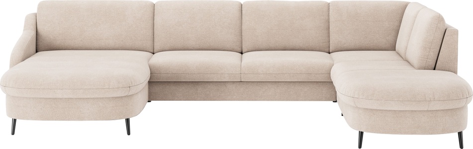 sit&more Wohnlandschaft »Soul U-Form«, wahlweise mit Bettfunktion und Bettkasten oder Schubkasten