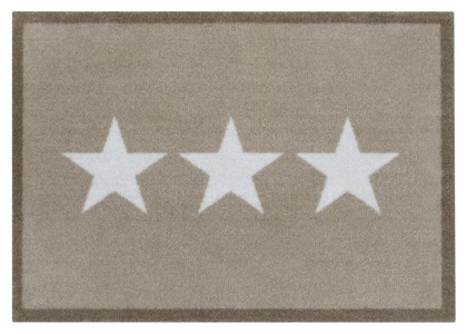 Zala Living, Zala Living Teppich »Sterne«, rechteckig, 7 mm Höhe, Gemustert, Stars, Robust, Pflegeleicht, Eingangsbereich, Waschbar, Rutschhemmend, HANSE Home Fussmatte »Sterne«, rechteckig, 7 mm Höhe, Schmutzfangmatte, Innen und Aussen, Rutschfest, Wetterfest, Waschbar