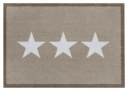 Zala Living, Zala Living Teppich »Sterne«, rechteckig, 7 mm Höhe, Gemustert, Stars, Robust, Pflegeleicht, Eingangsbereich, Waschbar, Rutschhemmend, HANSE Home Fussmatte »Sterne«, rechteckig, 7 mm Höhe, Schmutzfangmatte, Innen und Aussen, Rutschfest, Wetterfest, Waschbar