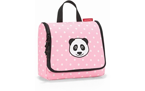 REISENTHEL, reisenthel® toiletbag kids panda dots pink, Reisenthel toiletbag S kids panda pink