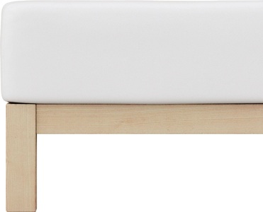 Schlafgut, Hochwertiges Elastik-Feinjersey-Spannbetttuch Schlafgut weiss Größe: 021, Hochwertiges Elastik-Feinjersey-Spannbetttuch Schlafgut weiss Größe: 021
