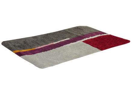 KiNZLER Badematte »Gingelom«, Höhe 20 mm, rutschhemmend beschichtet, fussbodenheizungsgeeignet, Badteppich, modernes Design, waschbar