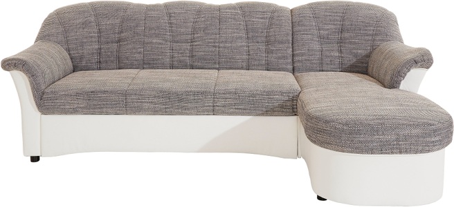 DOMO collection, DOMO collection Ecksofa, DOMO collection Ecksofa »Flores Schlafsofa, B/T/H: 233/142/86 cm, L-Form«, wahlweise mit Bettfunktion, wahlweise mit Federkern, auch in Leder