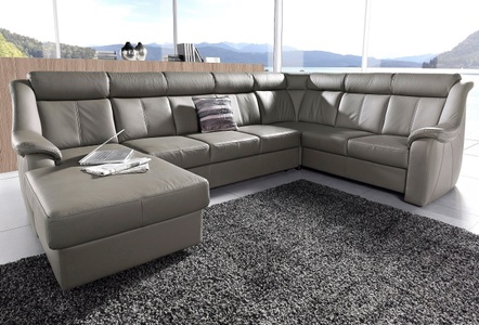 SIT&MORE, sit&more Wohnlandschaft, sit&more Wohnlandschaft »Basel U-Form« wahlweise mit Relaxfunktion
