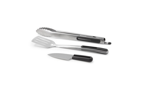 BIOLITE, BioLite Prep and Grill ToolKit, BioLite Grillbesteck-Set Prep & Grill Toolkit 3-teilig, Silber