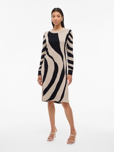 Vila Midikleid »VITIF CREWNECK KNIT MIDI DRESS- NOOS«, Sommerkleid