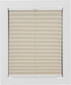 SUNLINES, sunlines Klebe-Plissee »One Size Style Crush«, blickdicht, ohne Bohren, verspannt, 