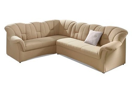DOMO collection, DOMO collection Ecksofa, DOMO collection Ecksofa »Papenburg B/T/H: 242/190/84 cm L-Form«, wahlweise mit Bettfunktion, Langer Schenkel links oder rechts