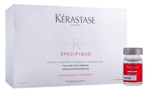 Kérastase, Kérastase Cure Aminexil Haarkur, Kerastase Specifique Cure Aminexil (42er Coffret) 42 x 6 ml