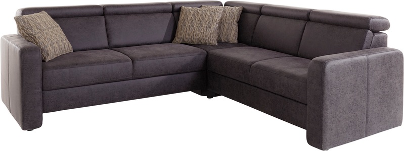 sit&more Ecksofa »Bologna«, inklusive Kopfteilverstellung und Federkern, wahlweise mit Bettfunktion und Schubkasten