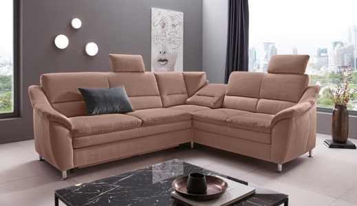 PLACES OF STYLE, Places of Style Ecksofa »Cardoso«, Federkern, wahlweise mit Bett, Schubkasten, teilweise Relaxfunktion, Places of Style Ecksofa »Cardoso L-Form«, Federkern, wahlweise mit Bett, Schubkasten, teilweise Relaxfunktion
