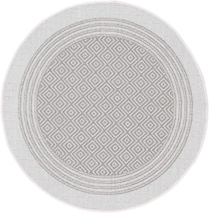 carpetfine, carpetfine Teppich »Boho 103«, rund, 4 mm Höhe, robustes Flachgewebe, Sisal Optik, In- und Outdoor geeignet, Wetterfest und UV-beständig für Balkon, Terrasse, Garten, Aussenbereich,Wohnzimmer, Schlafzimmer, carpetfine Teppich »Boho 103«, rund, 4 mm Höhe, robustes Flachgewebe, Sisal Optik, UV-beständig, Aussenbereich