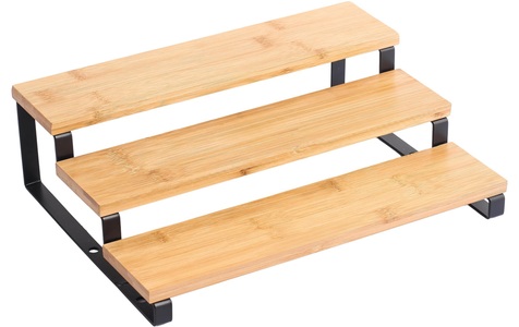MSV, MSV Küchenregal »für Gewürze 32 x 45435 x 45391 cm, Nature/Schwarz«, MSV Küchenregal »für Gewürze 32 x 45435 x 45391 cm, Nature/Schwarz«