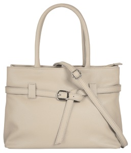 Cluty Henkeltasche, echt Leder, Made in Italy