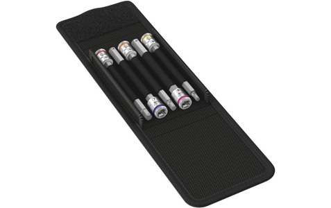 Wera, Wera 8740 05003345001 Außen-Sechskant Steckschlüssel-Bit-Einsatz-Set 5teilig 1/4 (6.3 mm), Bitnuss-Satz 8740 A HF 1 Zyklop, 5-teilig, Steckschlüssel