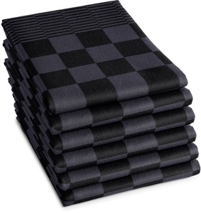 DDDDD, DDDDD Geschirrtuch »Barbeque«, (Set, 6 tlg.), DDDDD Geschirrtuch »Barbeque, 65x65 cm, aus 100% Baumwolle, Jacquard-Gewebe«, (Set, 6 tlg.), optimale Feuchtigkeitsaufnahme und langlebige Qualität