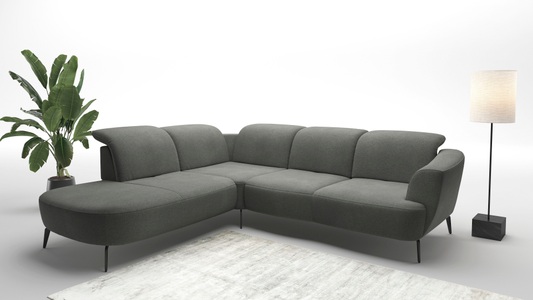 sit&more Ecksofa »Zoe«, ink.Sitztiefenverstellung, wahlweise mit Kopfteilverstellung