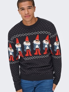 ONLY & SONS Rundhalspullover »ONSX-MAX REG CREW KNIT«