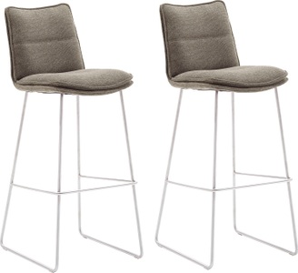 Mca furniture, MCA furniture Barhocker »Hampton« (Set, 2 Stück, 2-er), MCA furniture Barhocker »Hampton«, (Set, 2 St., 2-er), Barstuhl 180°drehbar mit Nivellierung, bis 120 Kg belastbar