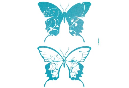 Komar, KOMAR Wandtattoo »Schmetterlinge«, Komar Wandtattoo »Farfalle - Grösse 50 x 70 cm«, selbstklebend, Wandsticker