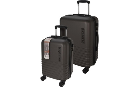 Koor, KOOR Reisekofferset Explorer 2-teilig, Anthrazit Reisekoffer, FS-STAR, Freizeit Reisen, FS-STAR Koffer Trolley 2er Set dunkelgrau, Produkte & Wohnen
