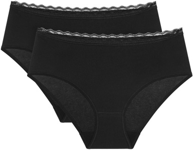 Triumph Slip »Feel Of Cotton Midi 2P«, (2er Pack), weich und ohne Seitennaht