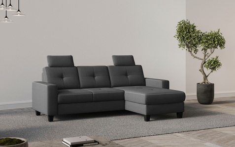 Places of Style Ecksofa »Varese«, wahlweise mit Bettfunktion und Bettkasten