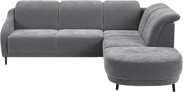 sit&more Ecksofa »Blues L-Form« wahlweise mit Klapptisch und USB