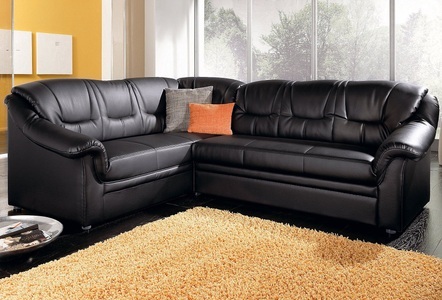 DOMO collection, DOMO collection Ecksofa, DOMO collection Ecksofa »Montana, zeitlose Rückensteppung, bequeme Armlehnen, L-Form«, wahlweise mit Bettfunktion