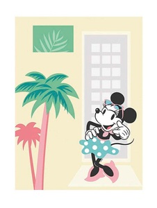 Komar, KOMAR XXL Poster »Minnie Mouse Palms«, Komar Bild »Minnie Mouse Palms«, Disney, (1 St.), Wandbild zur Dekoration im Kinderzimmer - ohne Rahmen