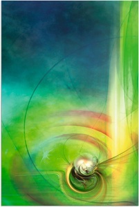Artland, Artland Wandbild »Abstraktes Spiel CB«, Artland Wandbild »Abstraktes Spiel CB«, Muster, (1 St.), als Alubild, Outdoorbild, Poster in verschied. Grössen