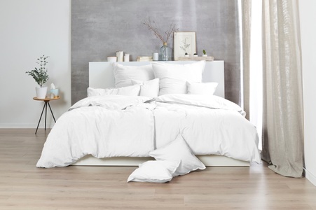 Primera Bettwäsche »Stone-Washed in Gr. 135x200, 155x220 oder 200x200 cm«, 100% Baumwolle, Bettwäsche in feinem Knitterlook, weicher Griff
