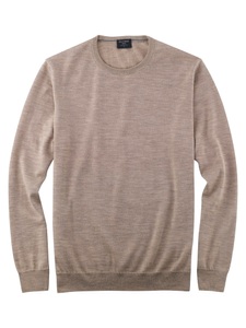 OLYMP Rundhalspullover »OLYMP Strick Casual«, moderner Strickpullover